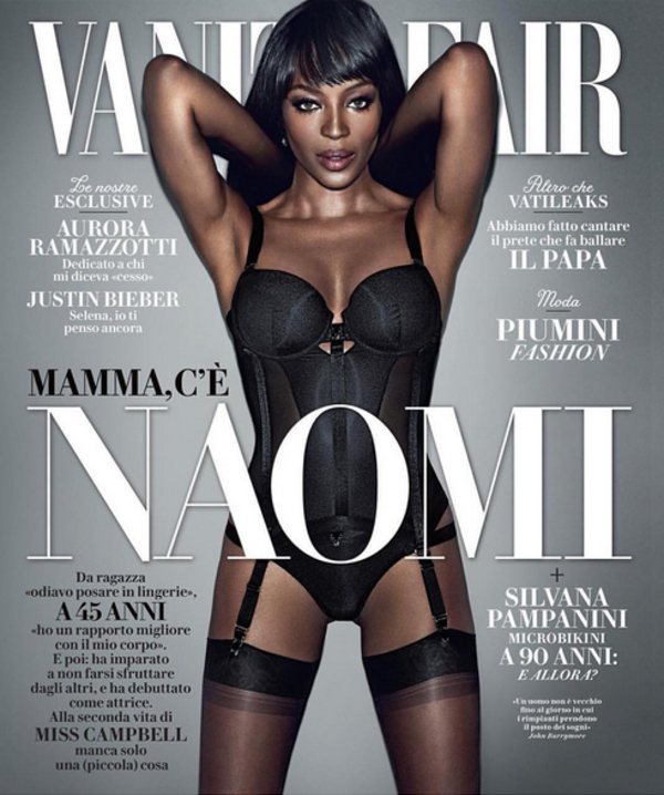 Наоми Кэмпбелл снялась для итальянского Vanity Fair