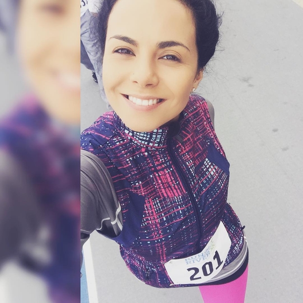 Настя Каменских пробежала марафон в Нью-Йорке