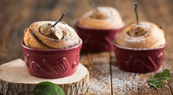 Мамам на заметку: Мини-шарлотка с грушей