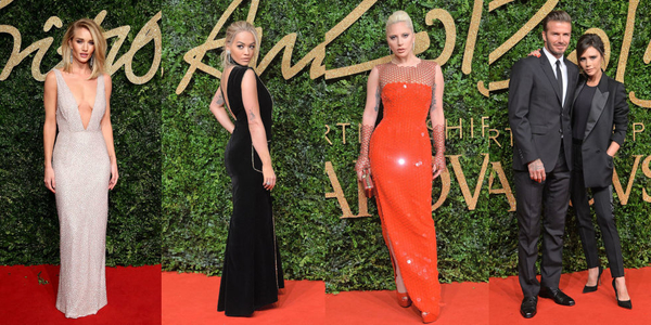 British Fashion Awards 2015: Gaga, Бекхэм, Хайек и другие