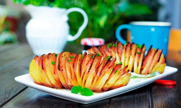 Мамам на заметку: Легкий рецепт картошки-гармошки