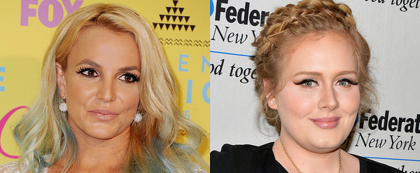 Певица Адель призналась в любви Бритни Спирс