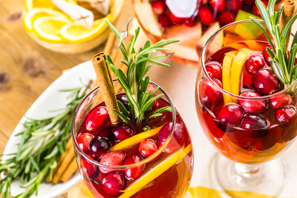 Как приготовить клюквенную сангрию