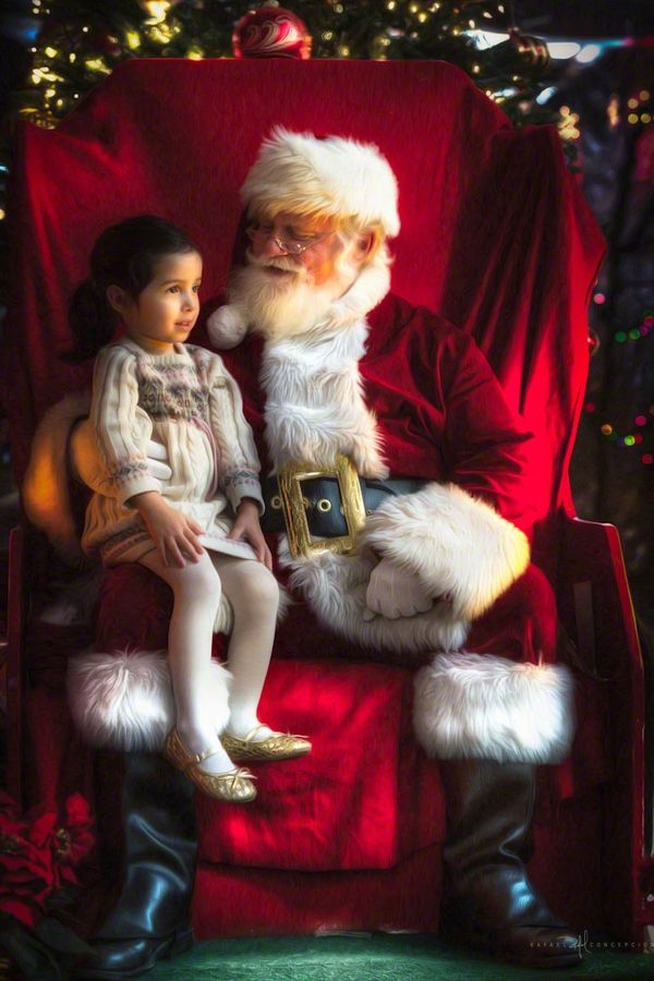 Как Санта подарил глухонемой девочке настоящее чудо: Видео