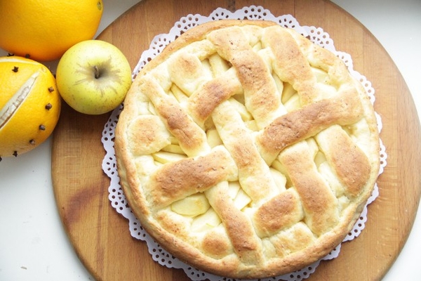 Мамам на заметку: Творожный яблочный пирог с ноткой апельсина