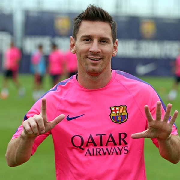 Лионель Месси впервые показал младшего сына