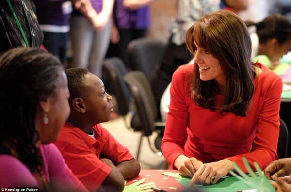 Кейт Миддлтон посетила детскую рождественскую вечеринку
