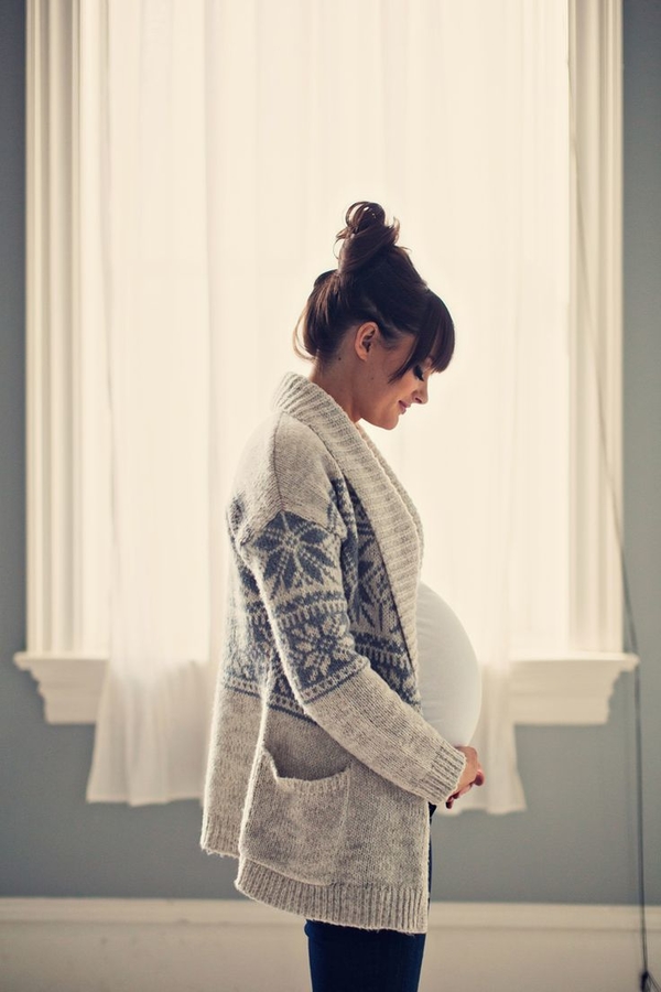 Стильные образы для будущих мам: 25 идей