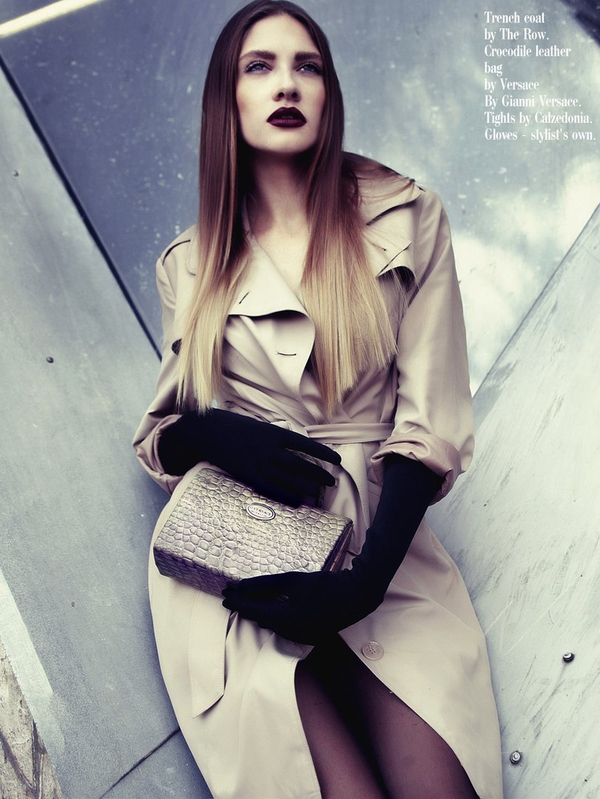 Арина Любителева попала на страницы февральского Vogue