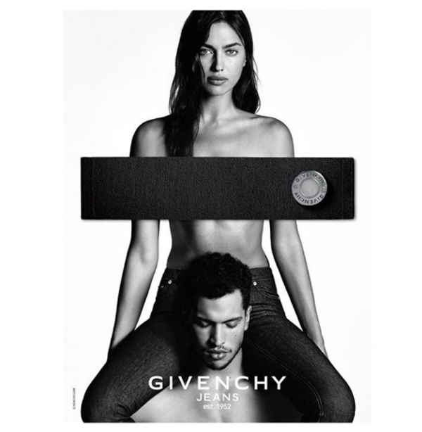 Ирина Шейк обнажилась в рекламной кампании Givenchy