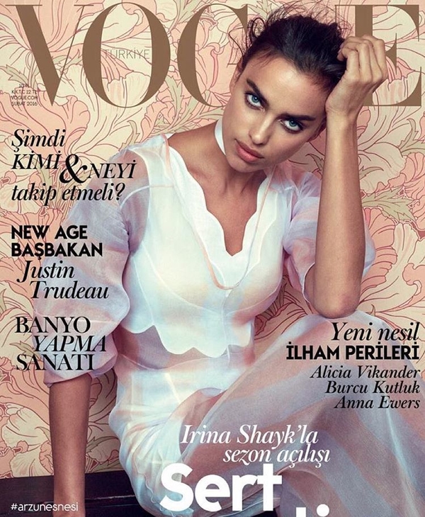 Ирина Шейк снялась для обложки турецкого глянца