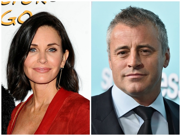 Мэтт Леблан и Кортни Кокс поцеловались на публике