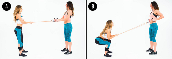 Занятия в паре: 6 лучших упражнений для подружек