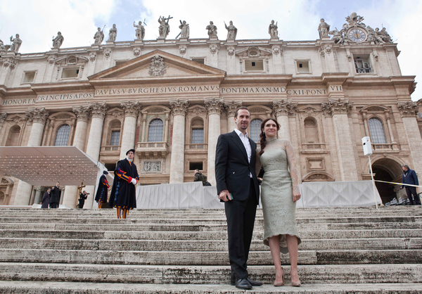 Актеры фильма Воскресение лично встретились с Папой Римским