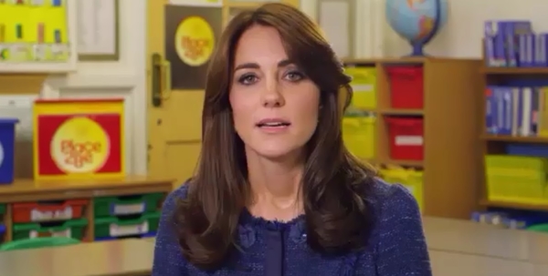 Кейт Миддлтон записала видеообращение о проблемах здоровья детей