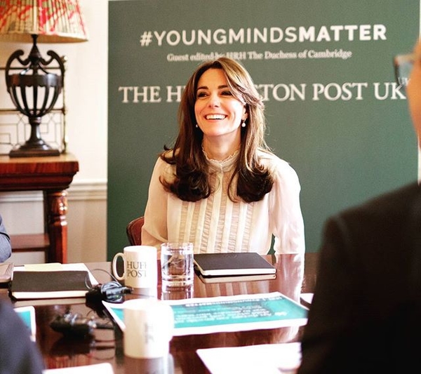 Кейт Миддлтон написала свою первую статью