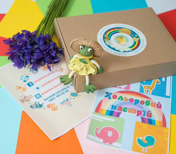 Развитие ребенка: тематические наборы для творчества Сундук-бурундук