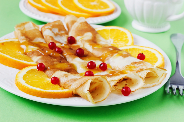 Как приготовить блины на воде