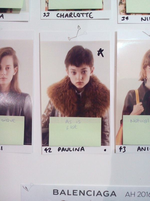 16-летняя украинская модель приняла участие в показе Balenciaga