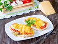 Куриное филе с помидорами и сыром
