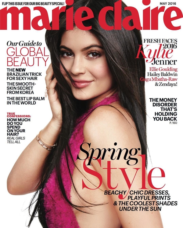 Кайли Дженнер, Зендая и другие звезды появились на обложке Marie Claire