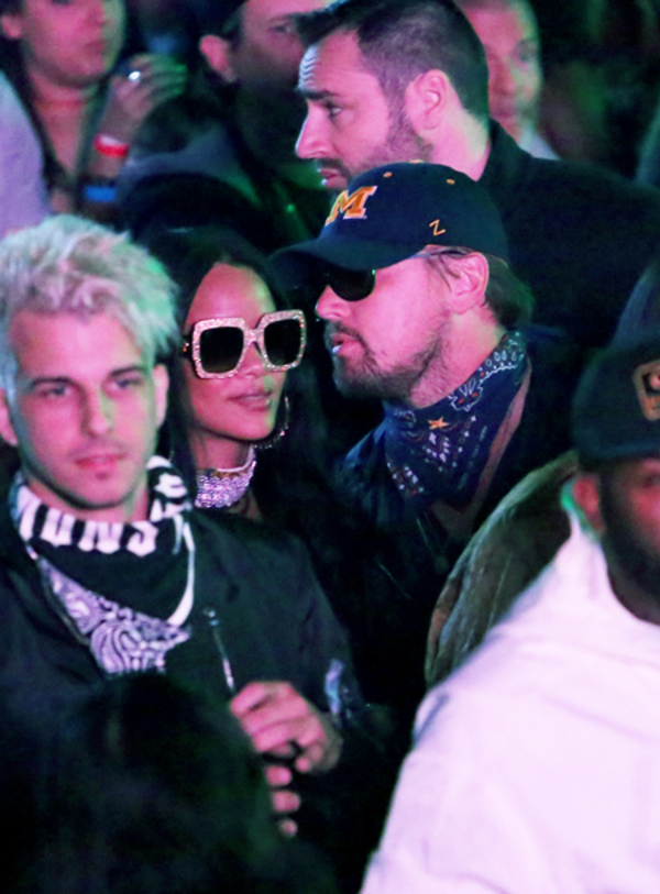 Рианна вместе с Ди Каприо посетили Coachella 2016