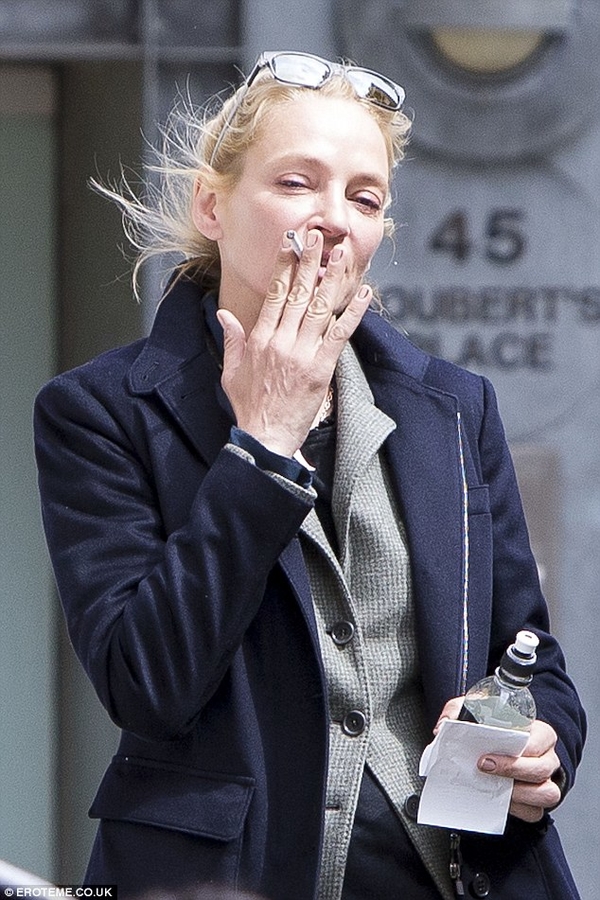 Ума Турман поразила поклонников постаревшим лицом