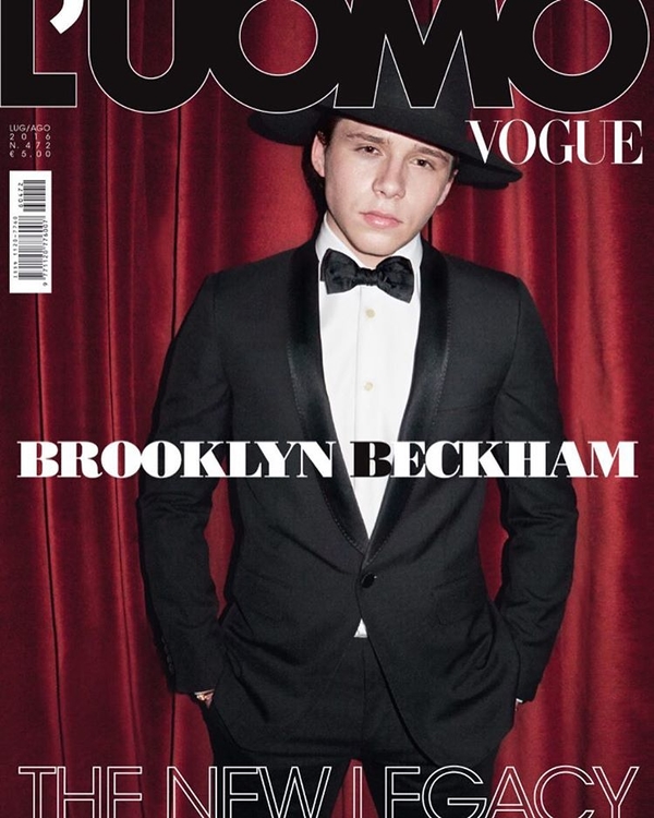 Бруклин Бекхэм снялся для модного глянца