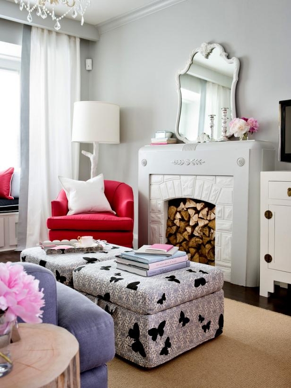 5 летних идей украшения камина