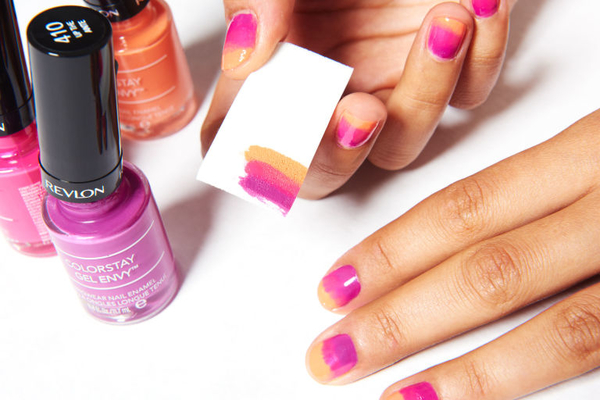 Маникюр в цветах заката: мастер-класс