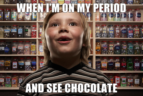 Эти ужасные месячные: веселые мемы о жизни женщин