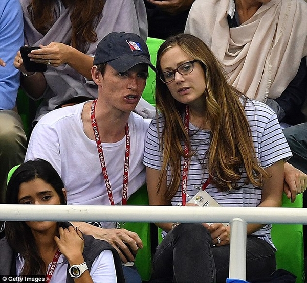 Эдди Редмэйн с женой посетили Олимпиаду 2016