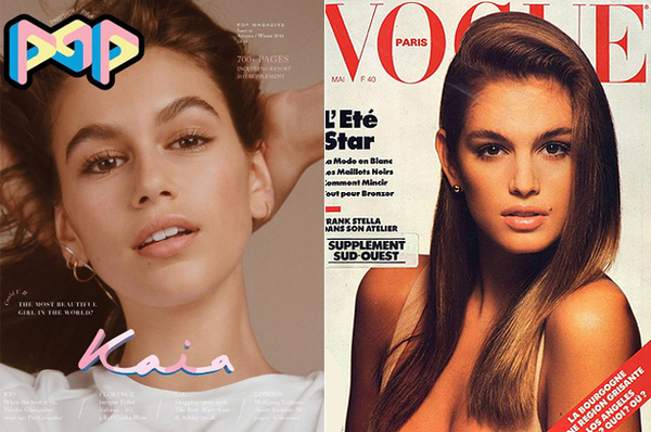 Мать и дочь: архивное фото Синди Кроуфорд сравнили с новым снимком Кайи Гербер