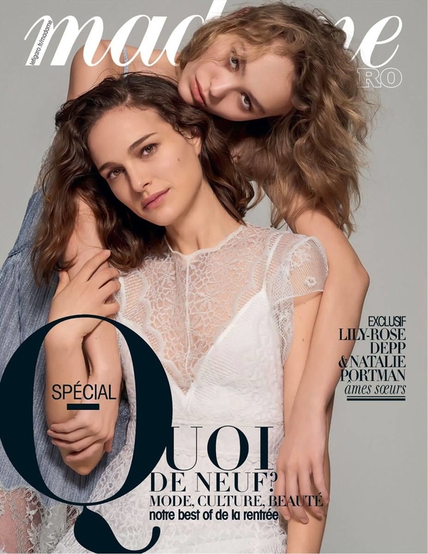 Натали Портман и Лили-Роуз Депп украсили обложку Madame Figaro