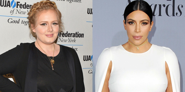 Адель отказалась ужинать с Ким Кардашян