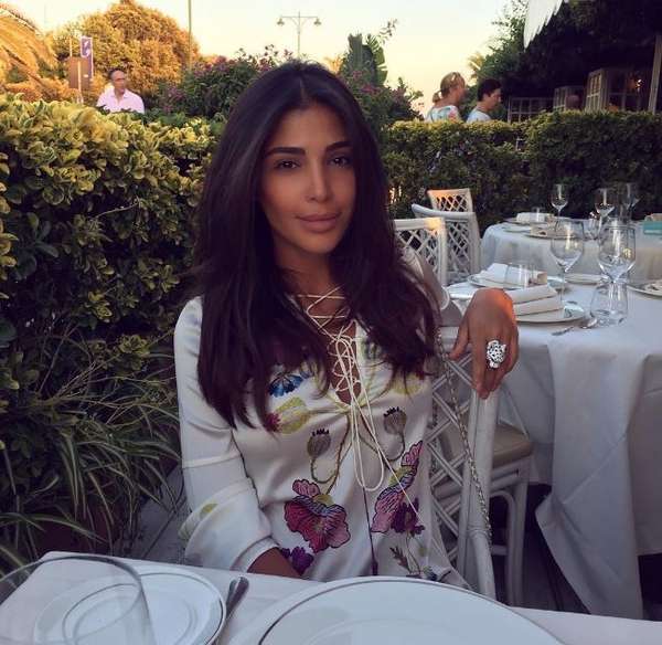 Санта Димопулос отдыхает в Италии