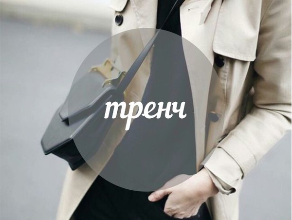 Модный словарь: тренч