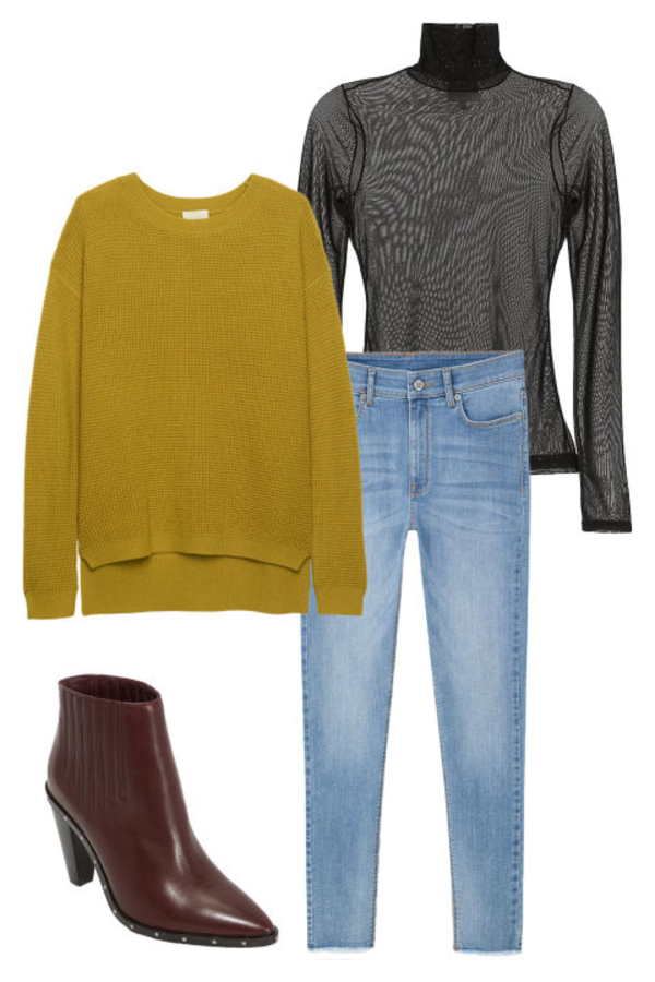 Как носить черную водолазку этой осенью: готовые формулы