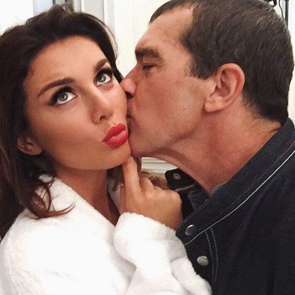 Анну Седокову поцеловал Антонио Бандерас