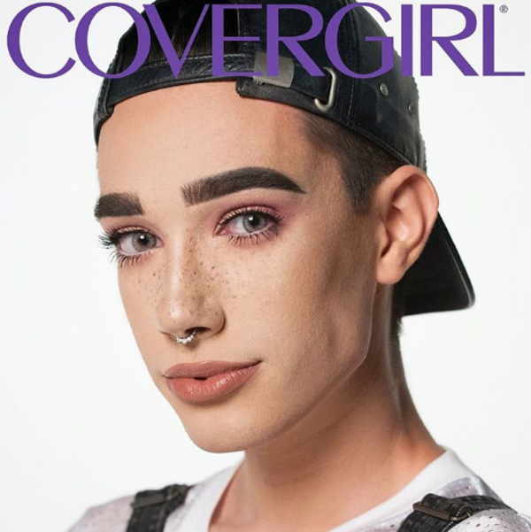 Впервые кампейн CoverGirl украсил мужчина
