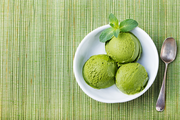 Как приготовить мороженое Зеленый чай