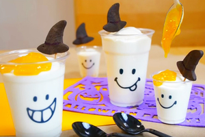 Как приготовить детский десерт на Хэллоуин