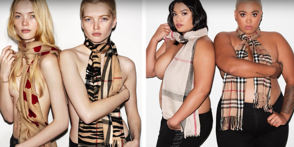 Девушки с формами повторили легендарные рекламные кампании