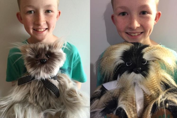 12-летний мальчик сделал более 800 игрушек для больных раком детей