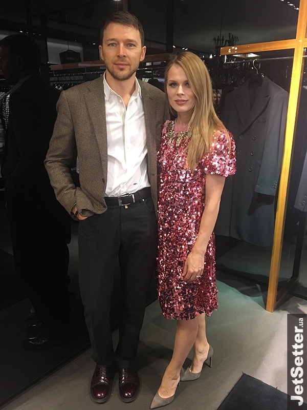 Ольга Фреймут впервые вышла в свет с отцом своего сына