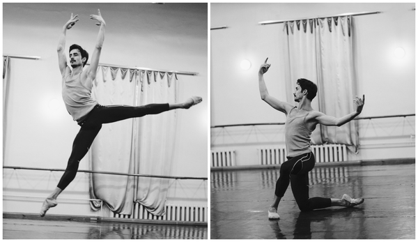 Репетиция балета Ромео и Джульетта: Екатерина Кухар и Александр Стоянов