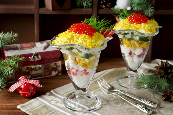 Крабовый салат: ТОП-5 новогодних рецептов