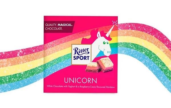Мечта всех девочек: Ritter Sport выпустил шоколад с единорогом