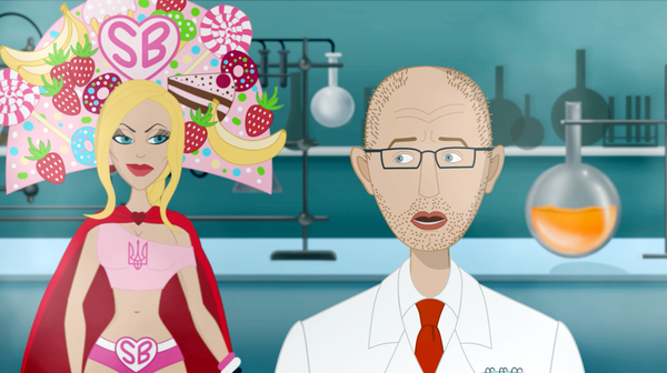 Оля Полякова стала главной героиней политического мультфильма