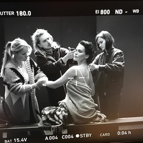 Алан Бадоев снимает клип для Даши Астафьевой